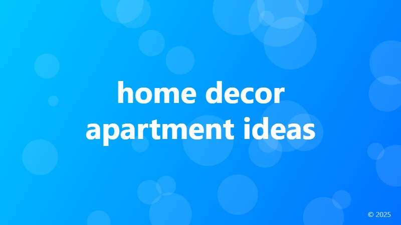 home decor apartment ideas