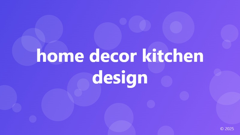 home decor kitchen design