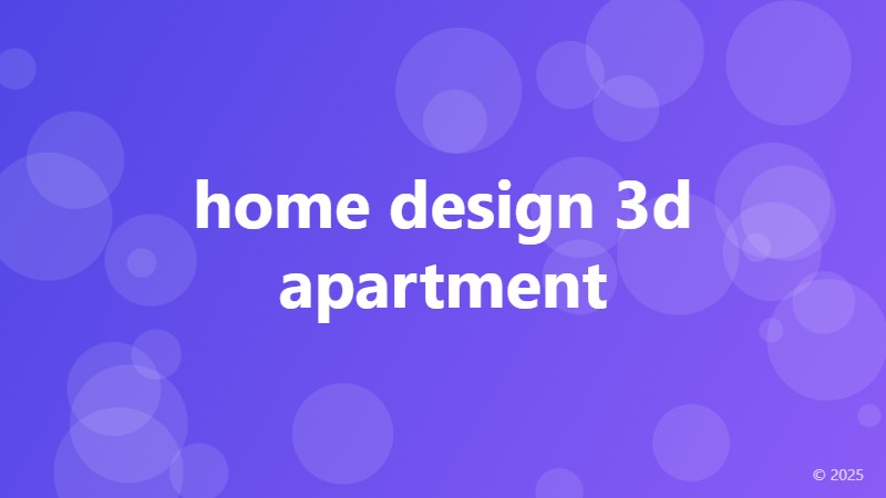home design 3d apartment