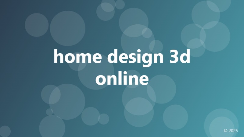 home design 3d online