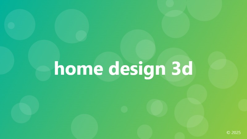 home design 3d