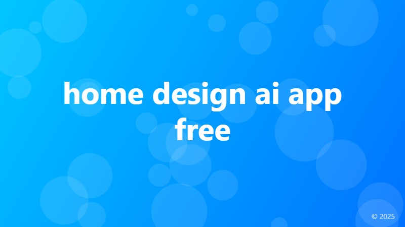 home design ai app free