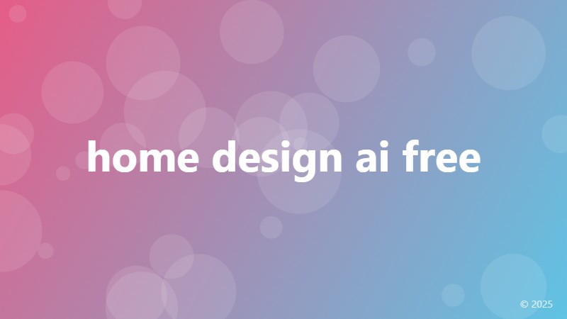 home design ai free