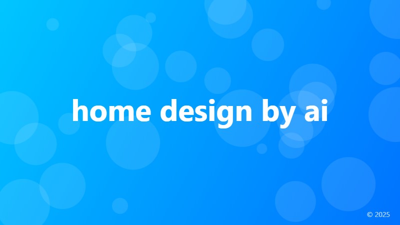 home design by ai