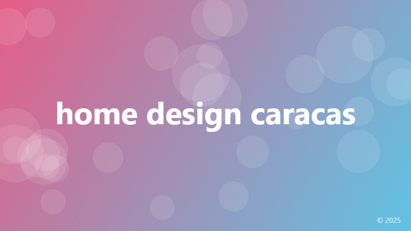 home design caracas