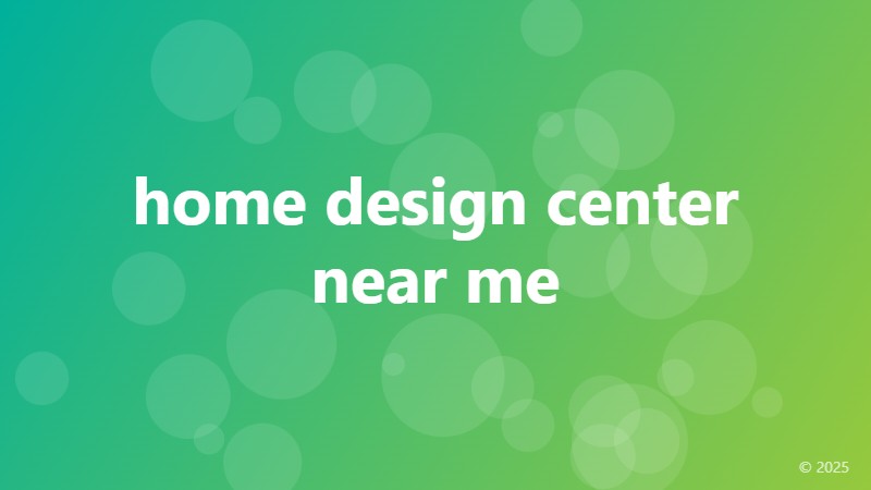 home design center near me