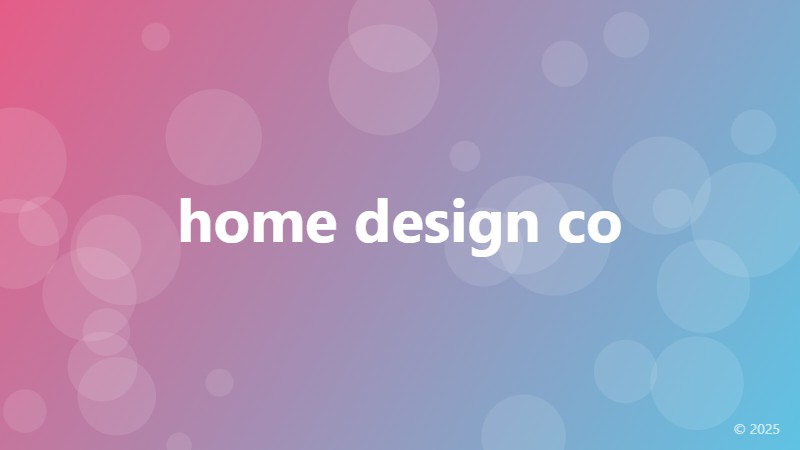 home design co