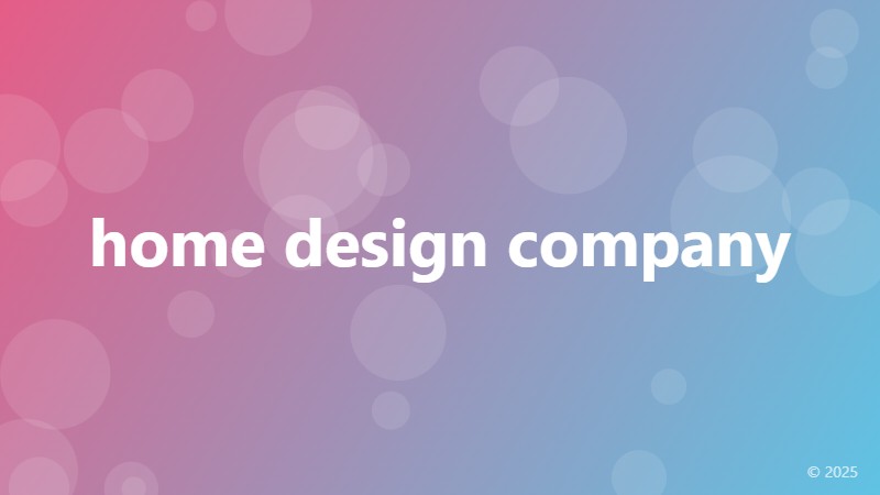 home design company
