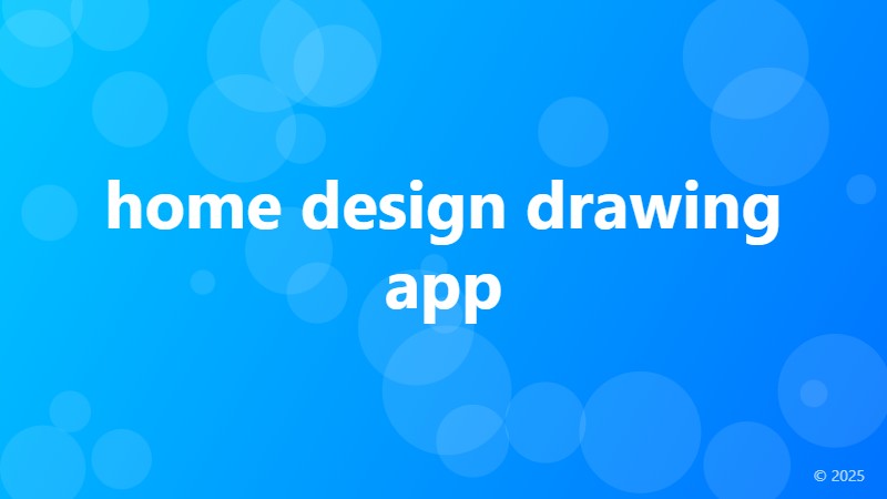 home design drawing app