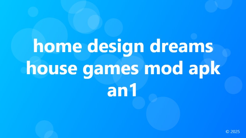 home design dreams house games mod apk an1