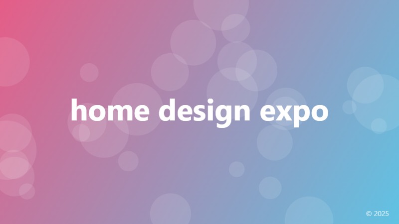 home design expo