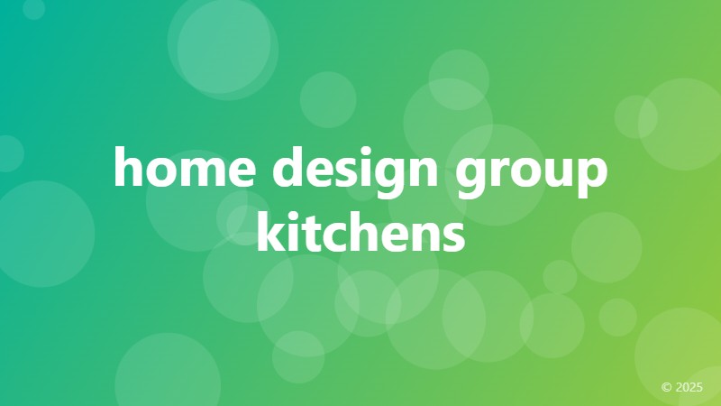 home design group kitchens