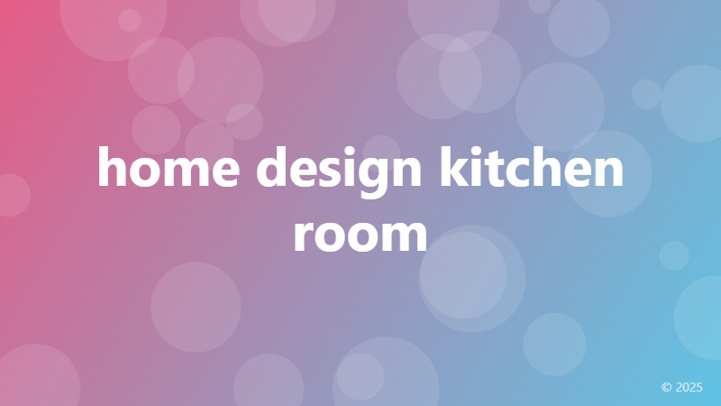 home design kitchen room