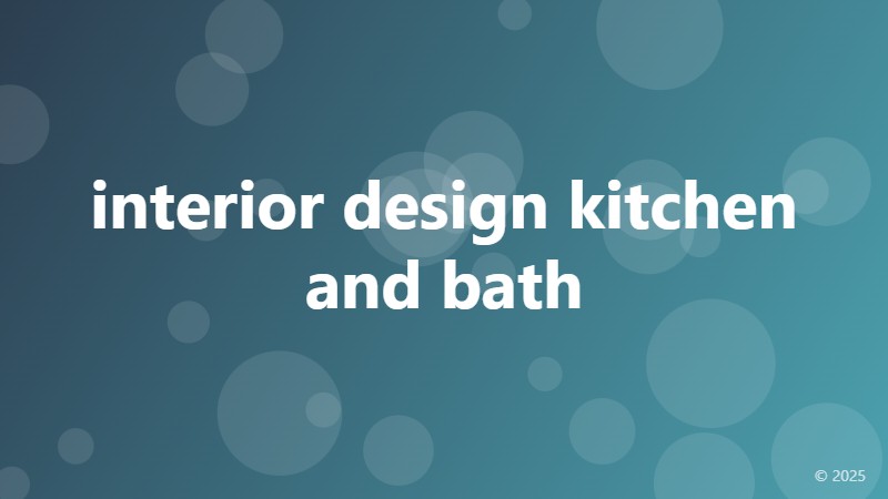 interior design kitchen and bath