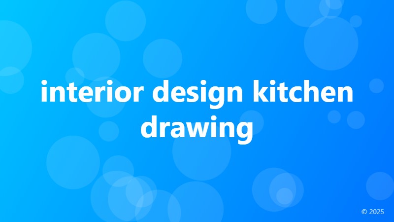 interior design kitchen drawing